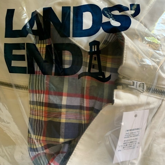 LANDSEND Big Men’s Cotton Reversible Mid Weight Spring Fall Bomber Jacket - Picture 6 of 6